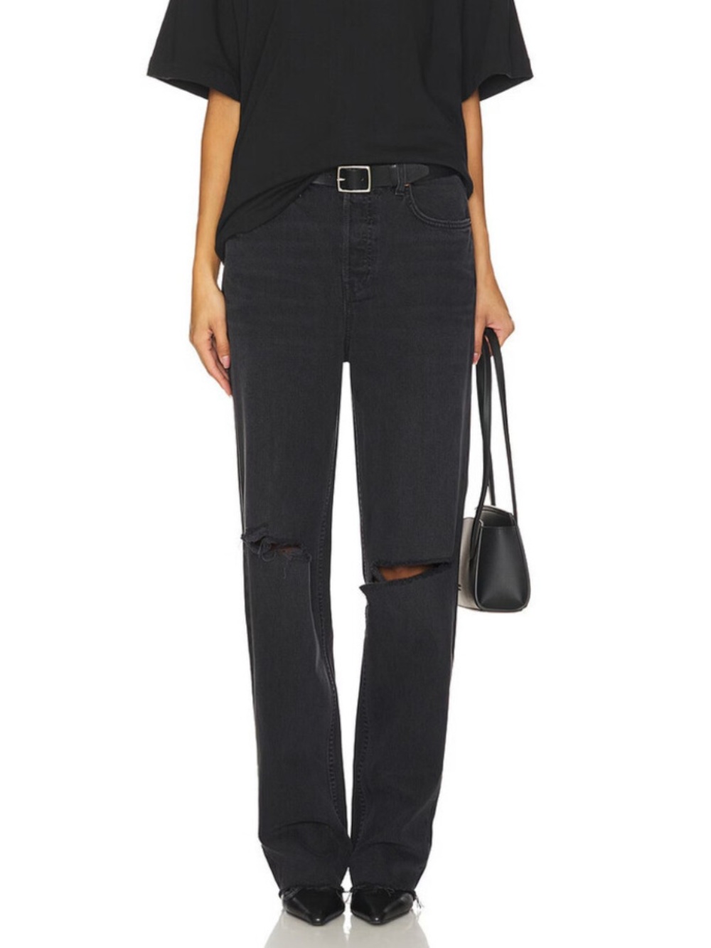 GRLFRND bella low rise boyfriend jean Route 66
